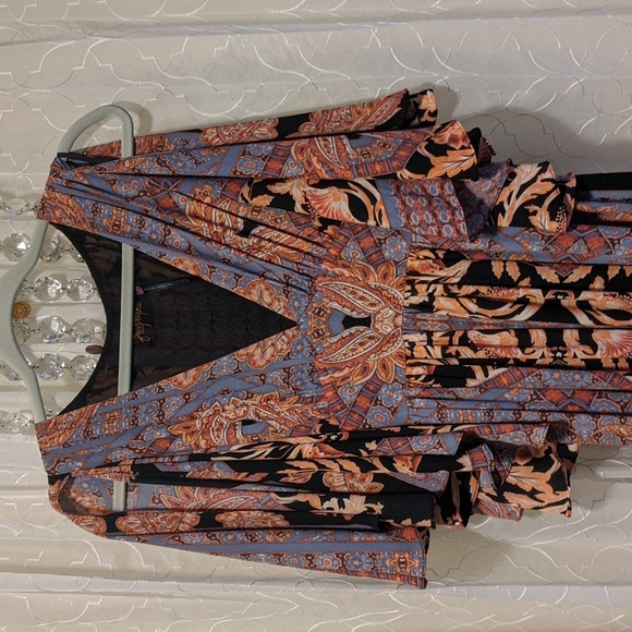 Free People Printed Fern Maxi Party Dress - 2 - Picture 2 of 14